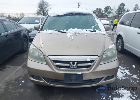 2007 Honda Odyssey Ex-L z USA, uszkodzony, nr VIN 5FNRL387X7B102662